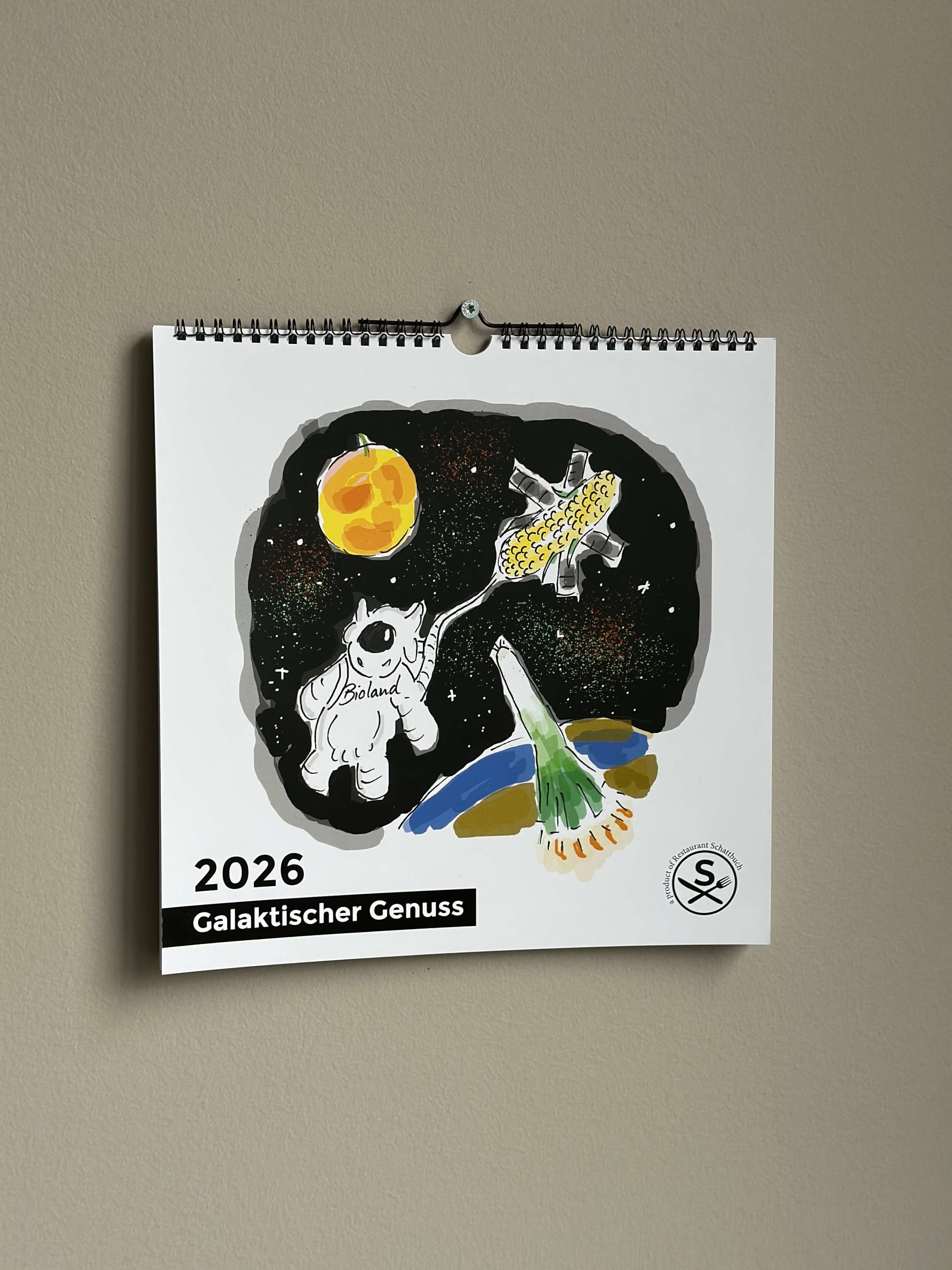 Produktfoto des Schattbuch-Kalender für das Jahr 2026